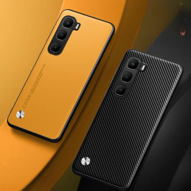 สําหรับ Infinix Hot 60 กรณีธรรมดา PU หนังซิลิโคน TPU สําหรับ Infinix Hot 60i 60Pro Plus กันกระแทก Hard กันชน
