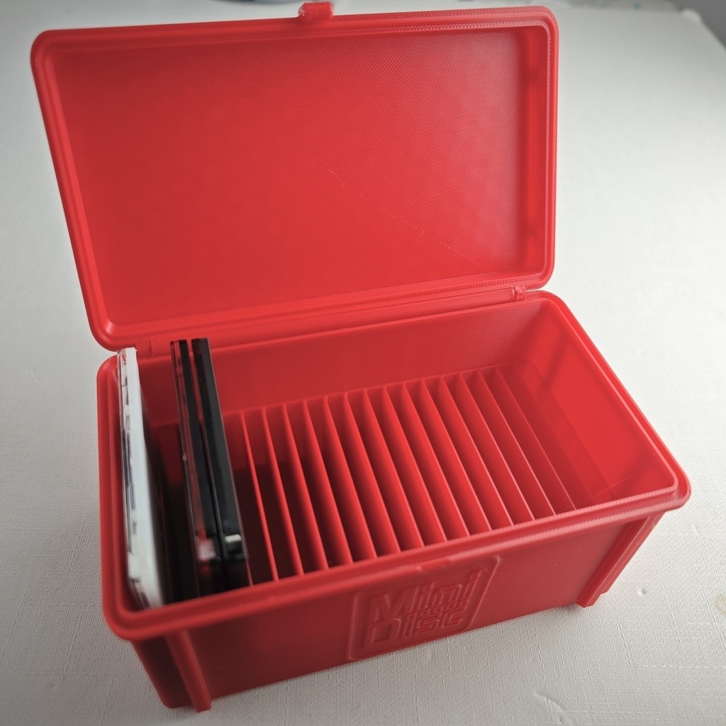 Sony Panasonic MD Disk Storage Box กล่องจัดระเบียบ MD Disk Organizing Box [Disk ไม่สามารถวางได้]