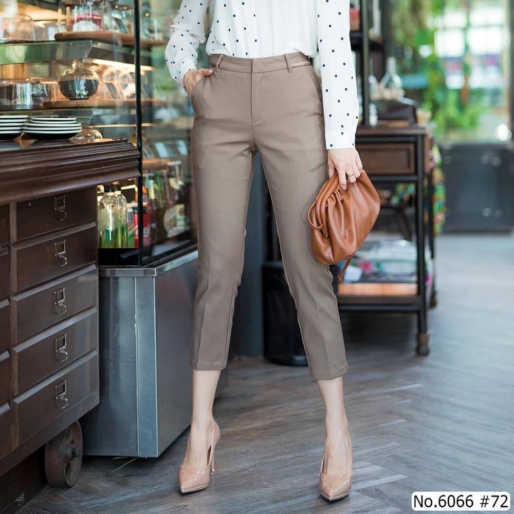 Maristar กางเกง7ส่วน No.6066 ผ้ายืดSpandex