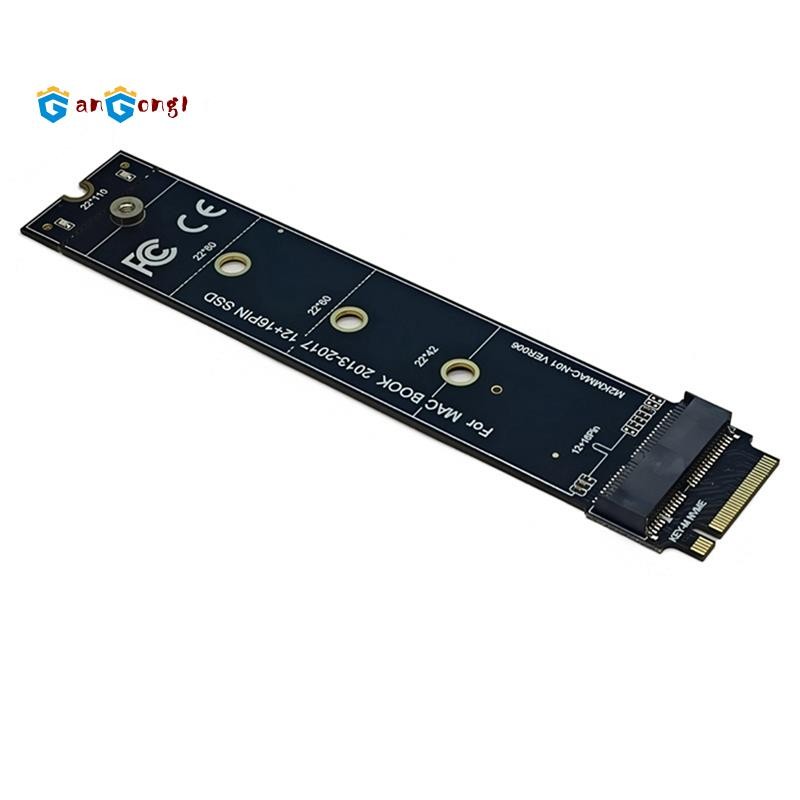 [gangong1] สําหรับ SSD Converter M.2 KEY-M ถึง 2013-2017 SSD อะแดปเตอร์ M2 KEY-M NVME Riser การ์ดอะแดปเตอร์สําหรับ 2013 2014 2015 2017 A1465 A1466