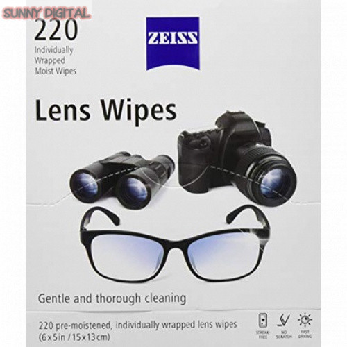220 ชิ้น ZEISS LENS CLEANING WIPE LENS Wipes
