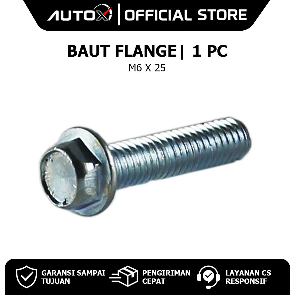 หน้าแปลน Bolt M6 X 25 Bolt Key 8 Fleng Pleng 6x25 M6x25 6x25 6 x 25 M6 K8
