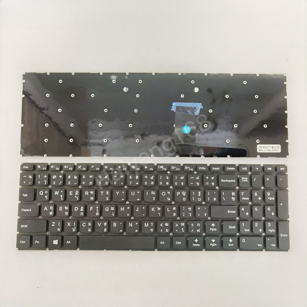 อะไหล่KEYBOARD คีย์บอร์ด Lenovo Ideapad 310-15ABR  /310-15IBR 310-15 /510-15ISK /V110-15ISK เป้นพิมพ์ภาษาไทย อังกฤษ