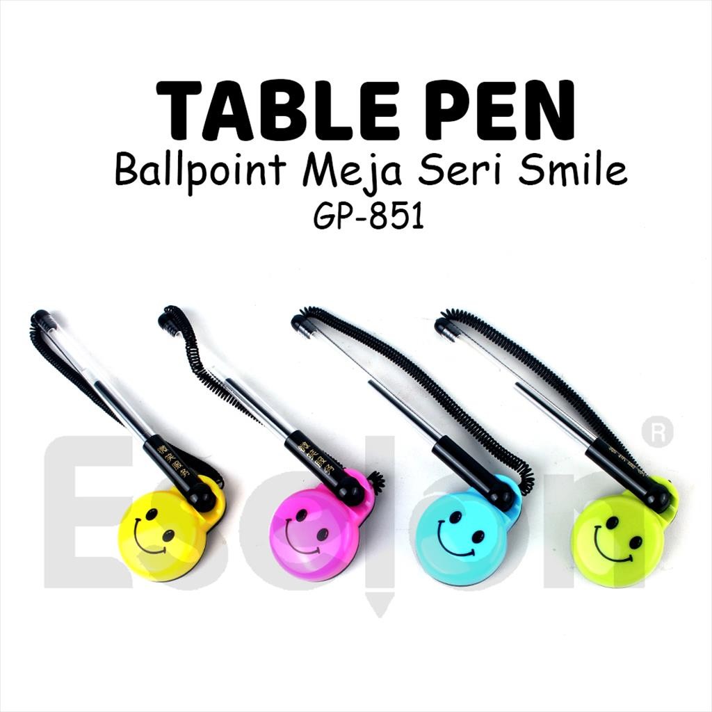 ❤️️1pc Smile 851 Table Gel pen / Desk pen / Spiral Table pen❤️️