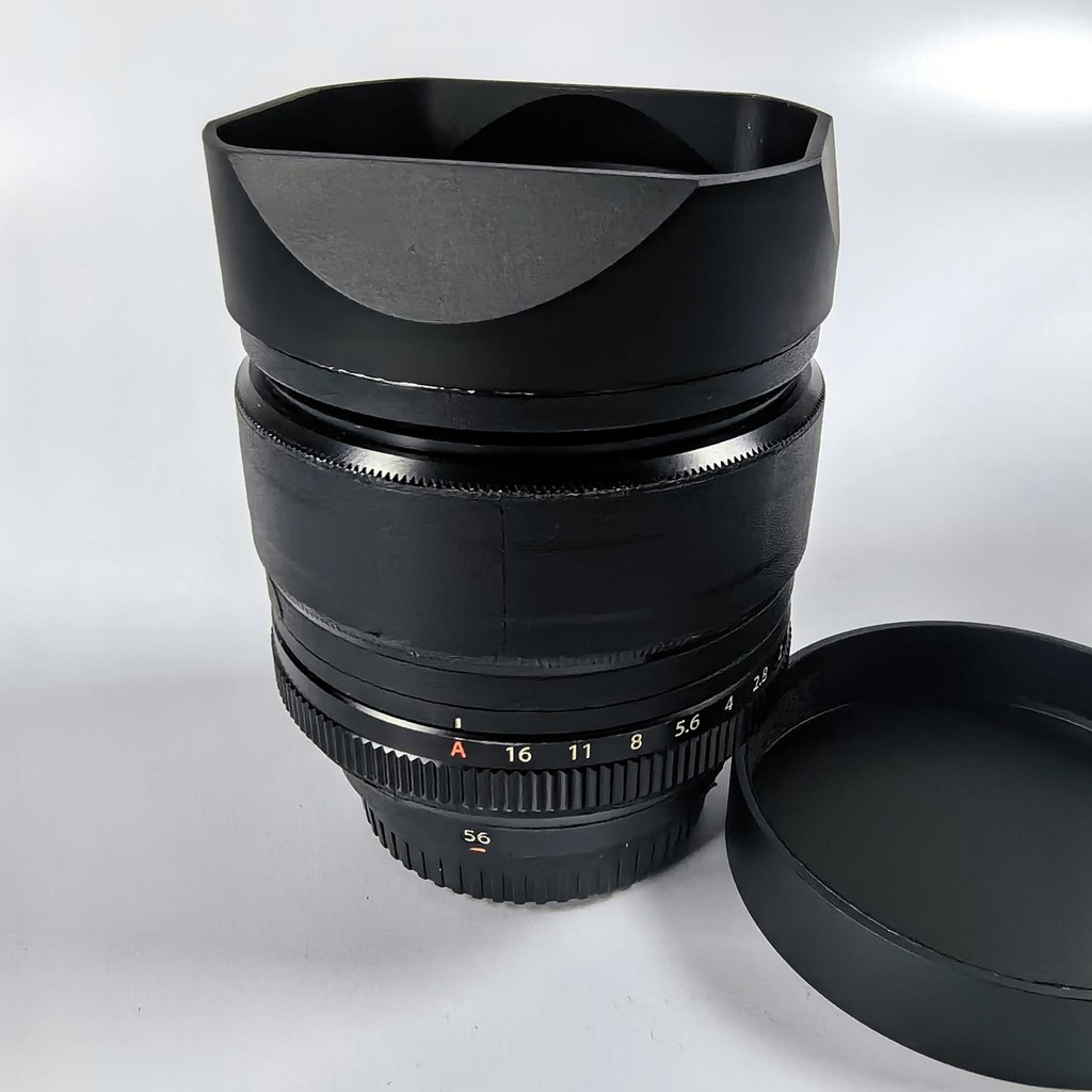 โลหะเหมาะสําหรับ Fuji XF 23mm f1.4 R WR รุ่นที่สอง XF 56mm F1.2 R เลนส์ฮูด