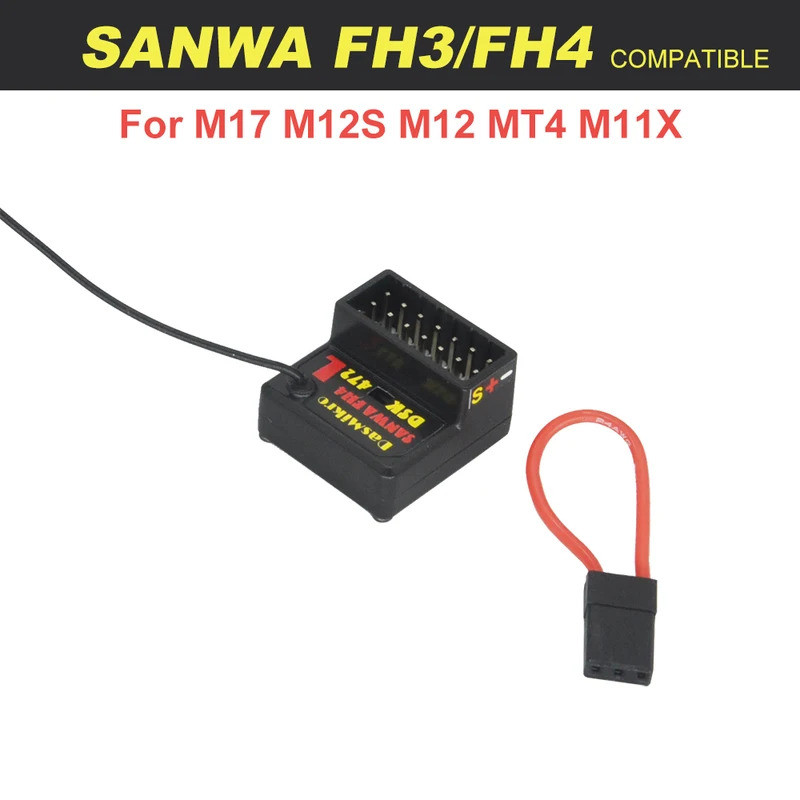 Sanwa 4 ช่อง FH3 FH4 รองรับพื้นผิวเสาอากาศยาวสําหรับแข่งรถ RC รถ Sanwa M17 M12S MT4S M11X เครื่องส่ง