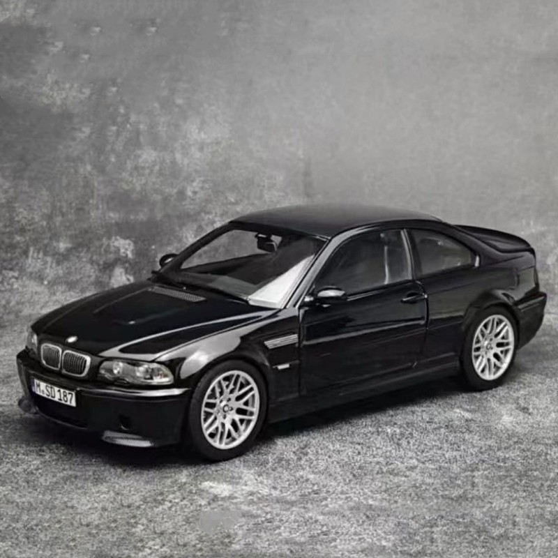 NOREV 1: 18 Norwell BMW BMW M3 E46 CLS Alloy Full Open รถจําลองสีดํา