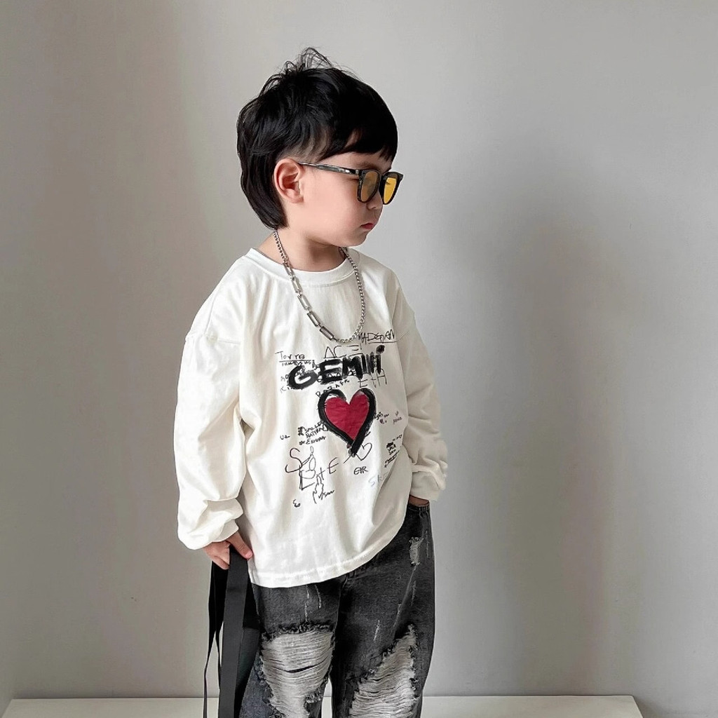 เสื้อแขนยาวสีขาวสำหรับผู้ชาย สไตล์แฟชั่น ใส่สบายตลอดทุกฤดูกาล