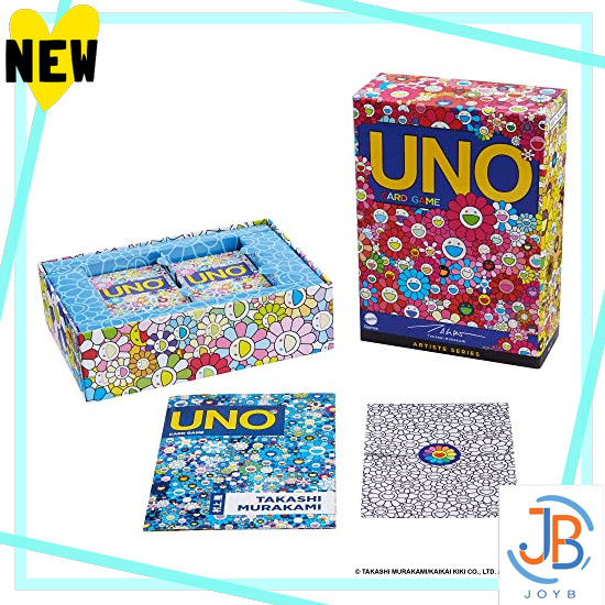 Direct From Japan Mattel Game UNO Artist / TAKASHI MURAKAMI [7 years old-] HJR22 Pink