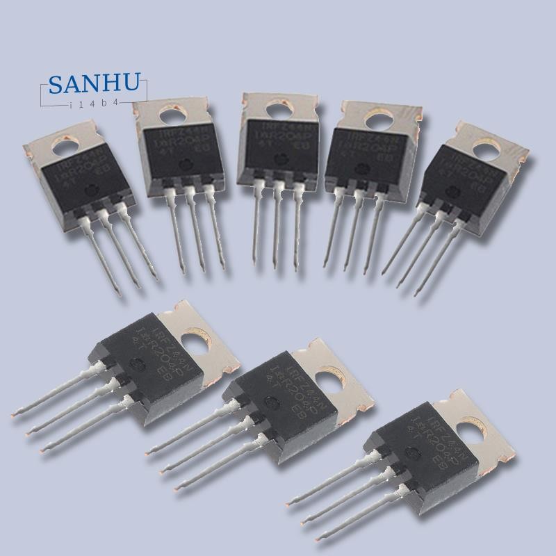 10 ชิ้น IRFZ44N IRFZ44 Power ทรานซิสเตอร์ MOSFET N-Channel 49A แอมป์ 55V