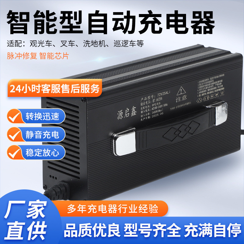 Electric Four-W Heel Car High-Power Charger 48V60V10A20A54.6V71.4V Lead-Acid Lithium Battery Charger