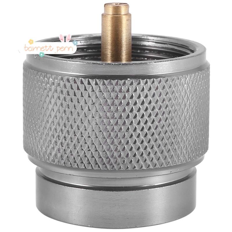 อะแดปเตอร์ท่อโพรเพนสําหรับตั้งแคมป์ วาล์วอินพุต 1LB เอาต์พุต EN417 สําหรับถัง LPG กลางแจ้ง