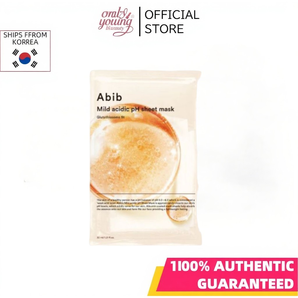 [Abib] Mild Acidic PH Sheet Mask Glutathiosome Fit