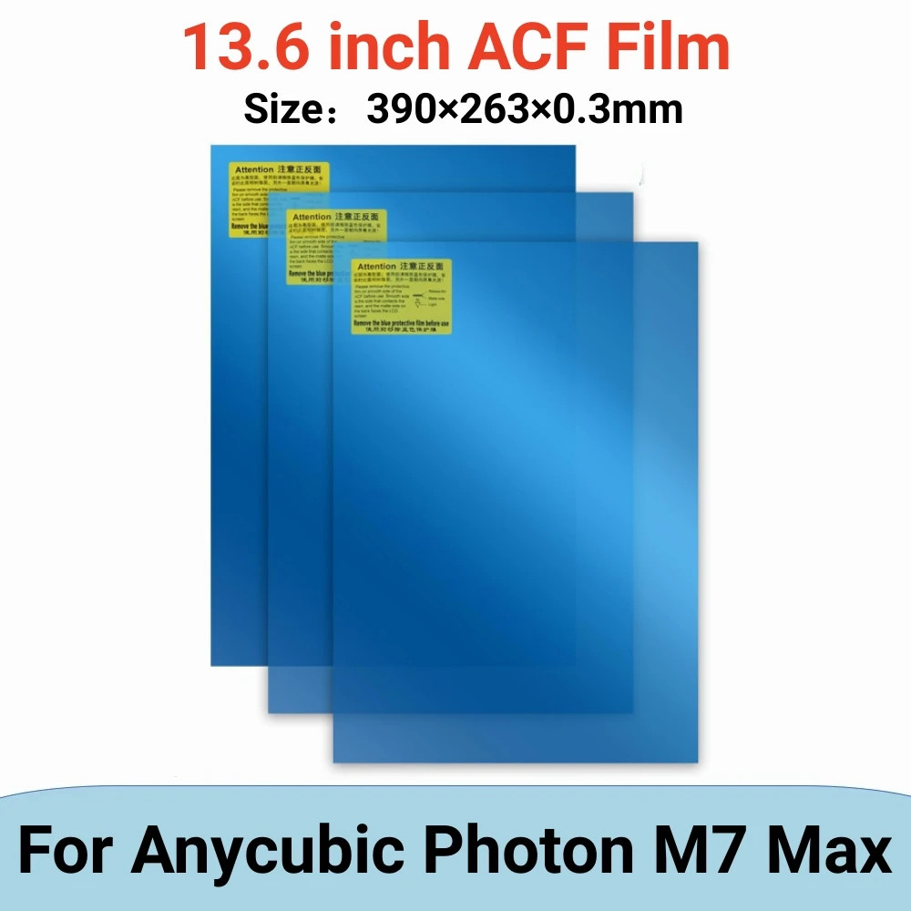 3PCS ความเร็วสูง ACF Release ฟิล์มสําหรับ ANYCUBIC Photon Mono M7 MAX เรซิ่น LCD 3D เครื่องพิมพ์อุปก