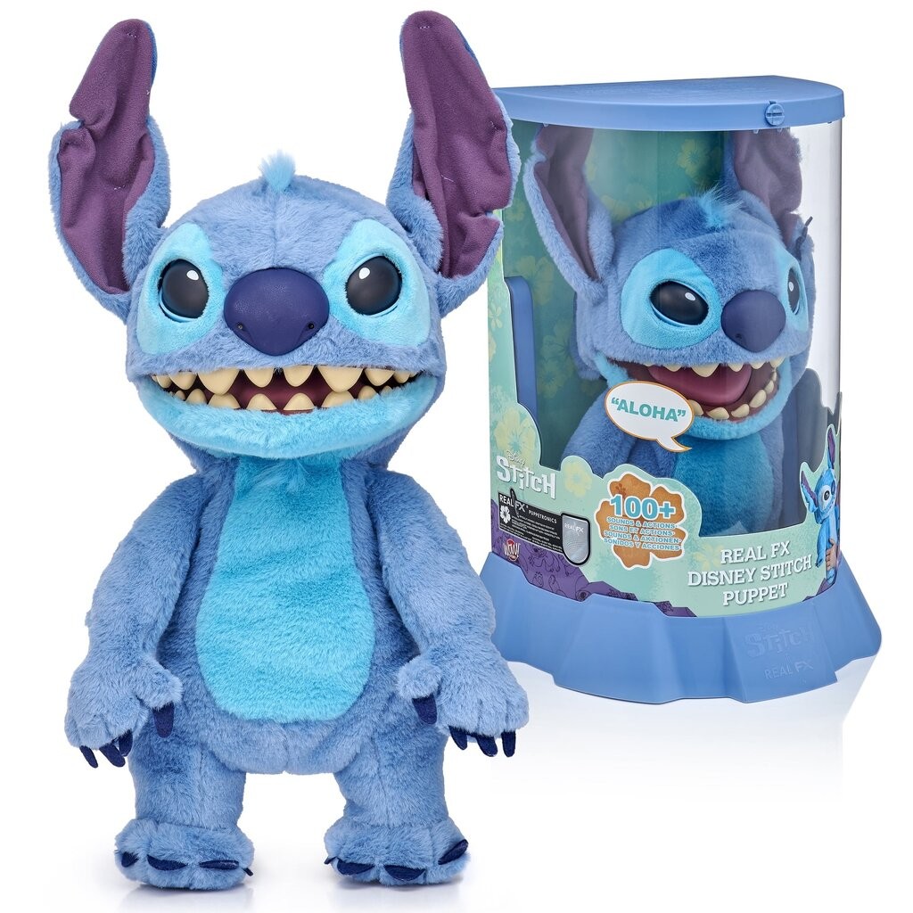 WOW! Stuff Disney Stitch Puppetronic by RealFX ตุ๊กตาสติทช์ พูดได้ ขยับได้ สูง 45 ซม. ลิขสิทธิ์แท้