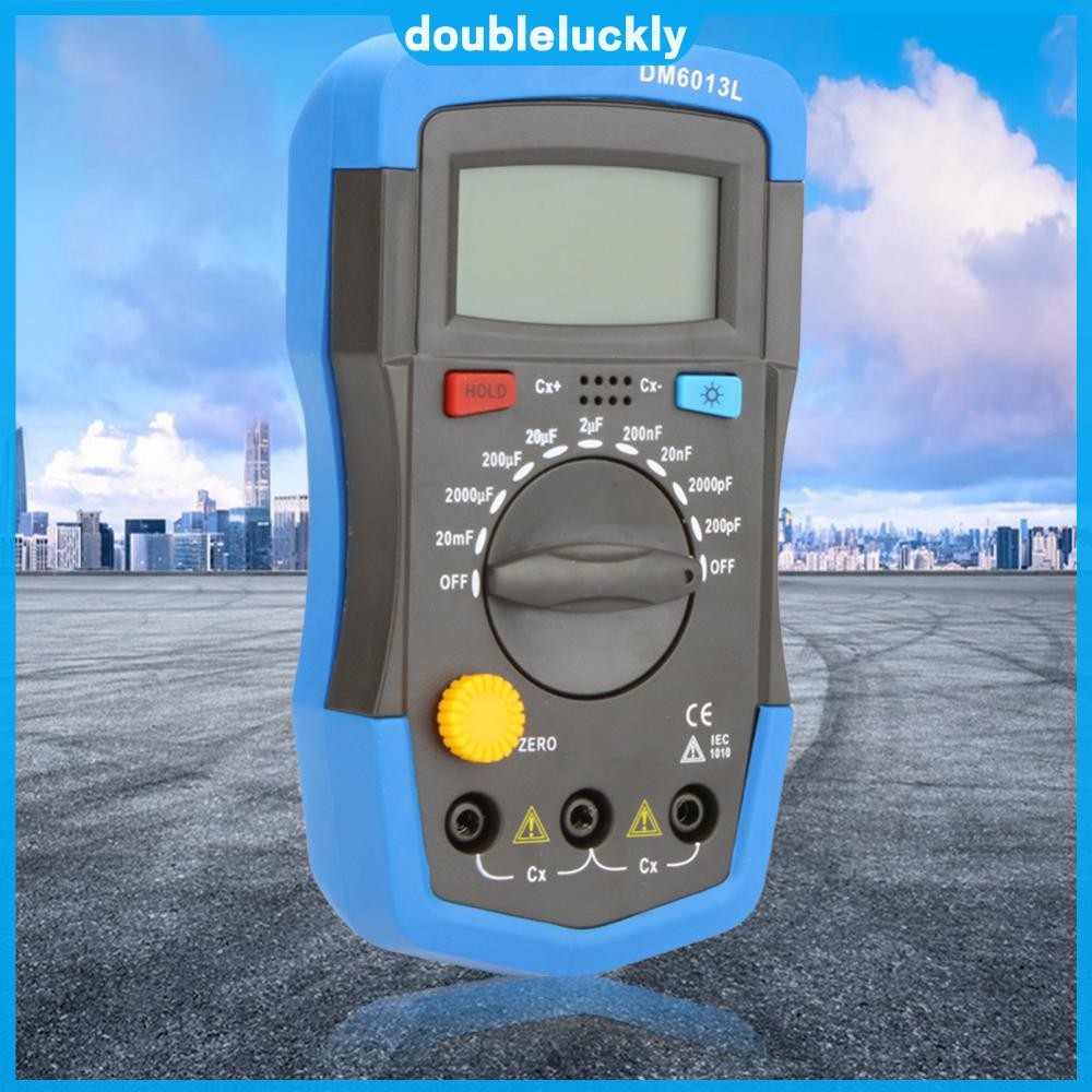 ✿ดล1♣  DM6013L Digital Professional Capacitor Meter 1999 นับ 200pF ~ 20mF แบบพกพามือถือ Capacitance 