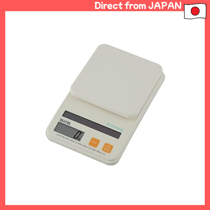 Tanita Cooking Scale Kitchen Scale Solar 2kg 1g Unit Orange SD-004 OR