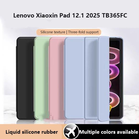 สมาร์ท PU หนังสําหรับ Lenovo Xiaoxin Pad 12.1 2025 TB365FC Idea Tab Pro 12.7 GT 11.1 Tab 11 Pad 11 M