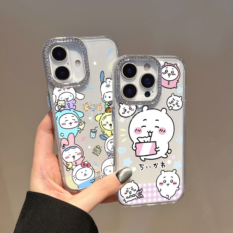 เพชรGlitterเคสโทรศัพท์สําหรับVivo Y04 Y29S Y19E Y19S Y29 Y200 Y28 Y22 Y22S Y35 Y39 Y38 Y58 Y78 Y36 Y27 Y27S Y72 นุ่มน่ารักการ์ตูนUagiikawa ราคาถูก Shopee Lazada