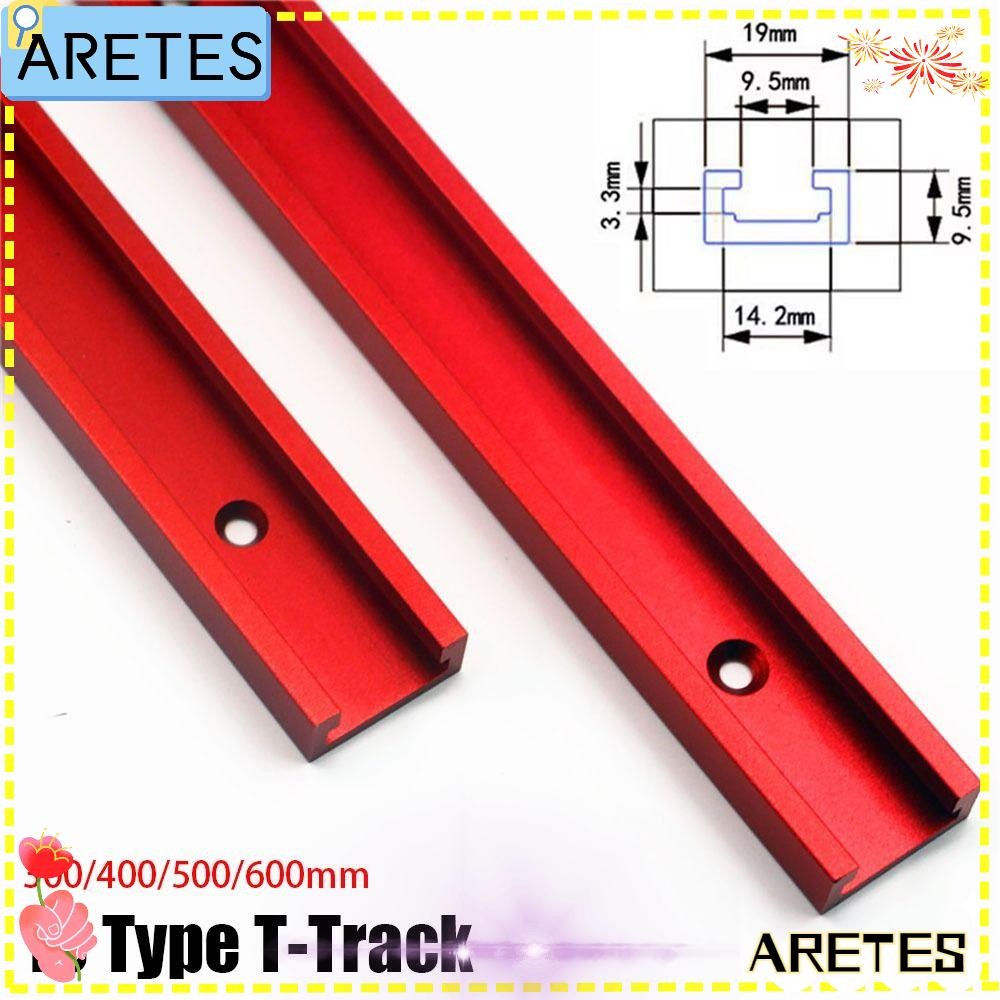 AREES 1 ชิ้น T-Track, T Slider Fixture Slot สไลด์สไลด์ท่องเที่ยว Rail T-Slot Track, อลูมิเนียม 300-6
