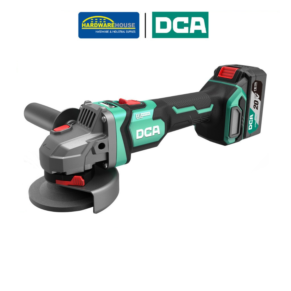 DCA เครื่องเจัยรไร้สาย 4" 20V รุ่น ADSM04-100(EM) ชุดเซ็ตพร้อมแบต 4.0Ah