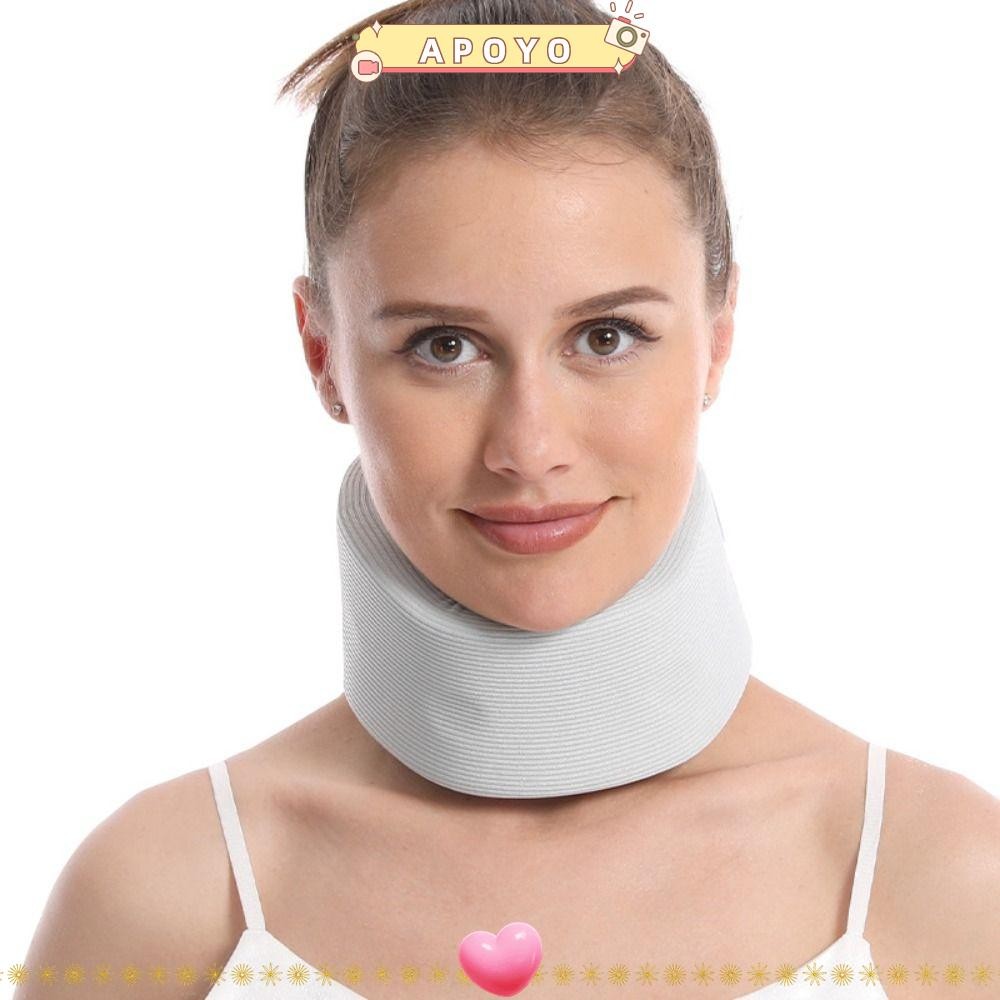 APOYO อุปกรณ์ป้องกันคอ, อุปกรณ์พยุงคอแบบปรับได้ M/L, การแก้ไขระบายอากาศได้ลายของไปข้างหน้า Lean Good