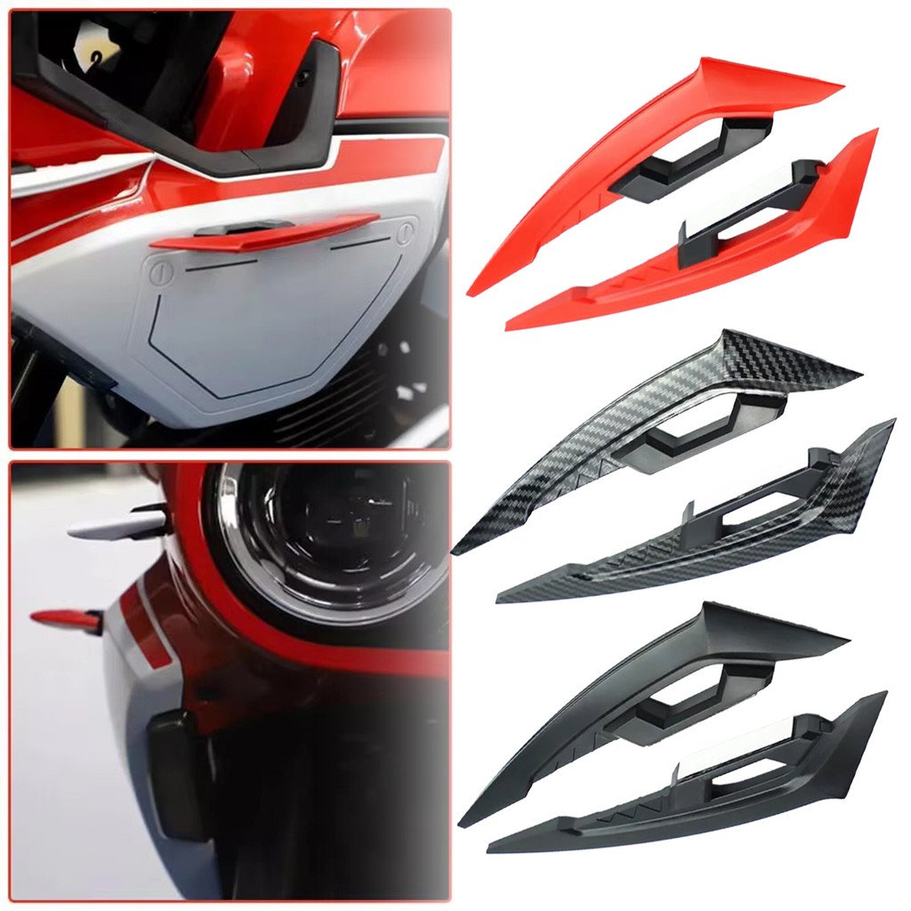 2 ชิ้นรถจักรยานยนต์ Winglet Kit Universal สกู๊ตเตอร์ Wing Universal สําหรับรถจักรยานยนต์สกู๊ตเตอร์ E