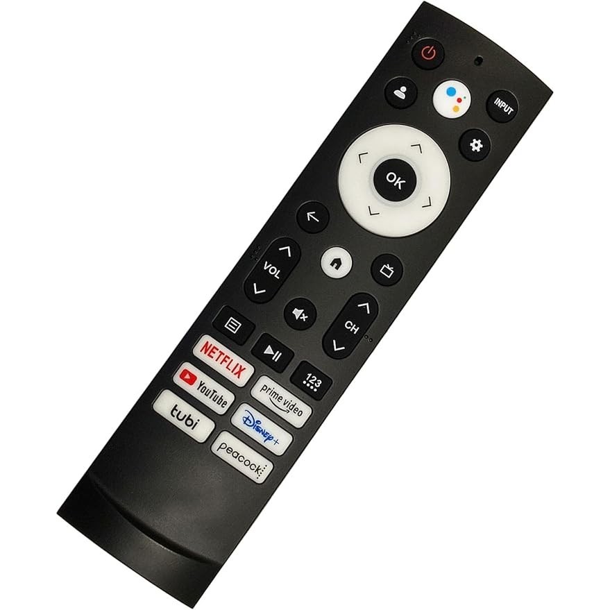 NPTWARCOT ERF3M90H เปลี่ยนเสียงระยะไกลใช้งานร่วมกับ Hisense สมาร์ททีวี A53FUA 50A53FUA 43A53FUA 75A5