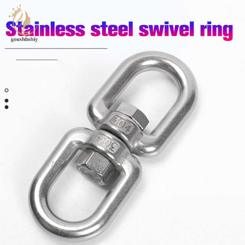 [goushbshiy] 1 ชิ้น M4 M5 M6 M8 Rotag แหวนสากล 8 รูปร่าง Unloading Shackle เชือกลวดล็อคโซ่ Connecg หัวเข็มขัด 304 สแตนเลส TH