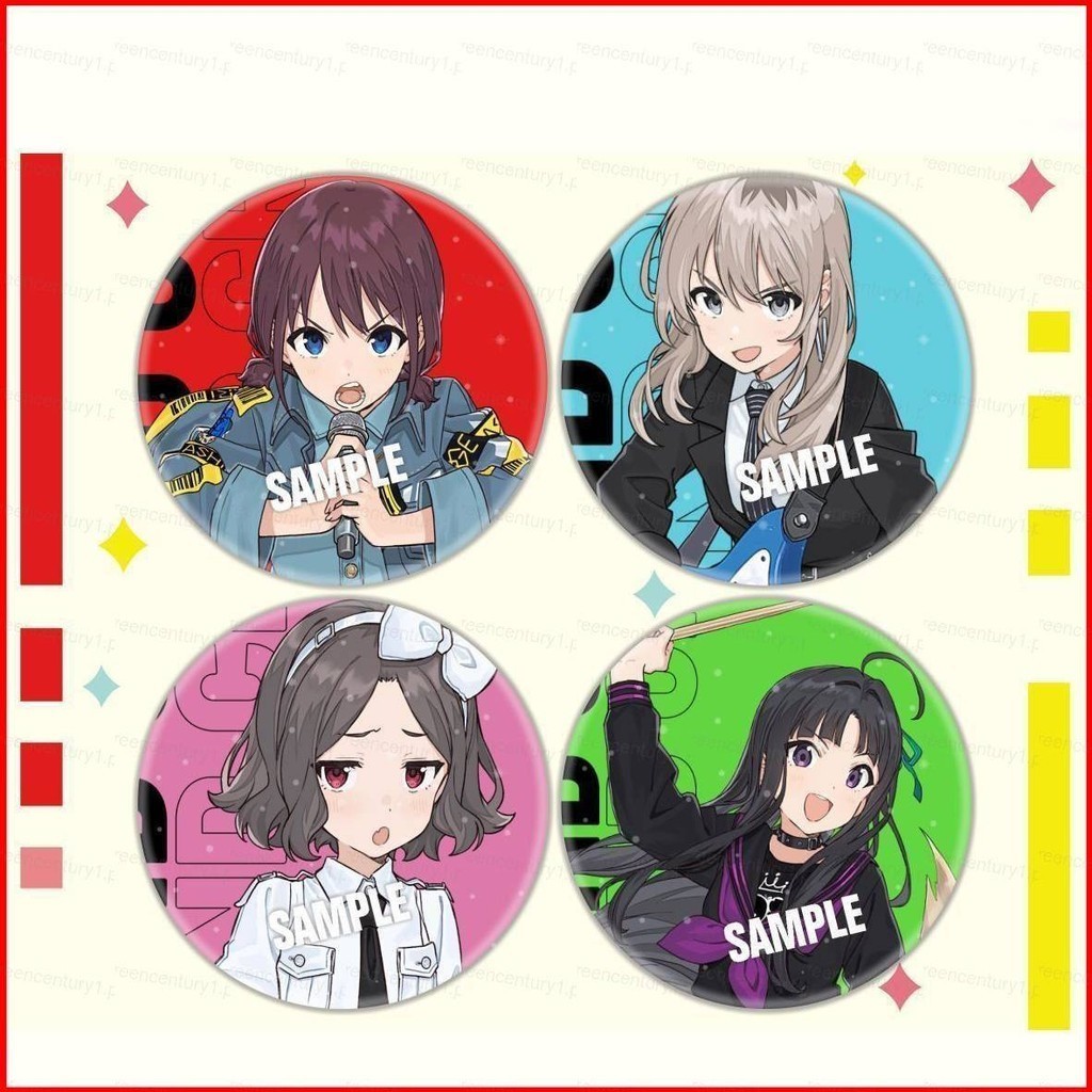 Ys GIRLS BAND CRY MOMOKA KAWARAGI SUBARU AWA NINA SERI เหล็กวิลาดป้ายคอลเลกชันกระเป๋าเป้สะพายหลัง Charms