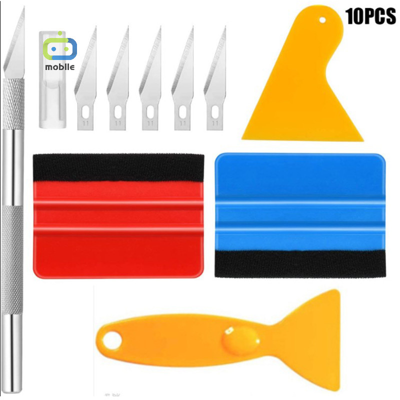 [maygood] 1set Car Tools Wrap Film Sticker Wrapped Tool Vehicle Vinyl Wrap Tint Film Tool {TH}
