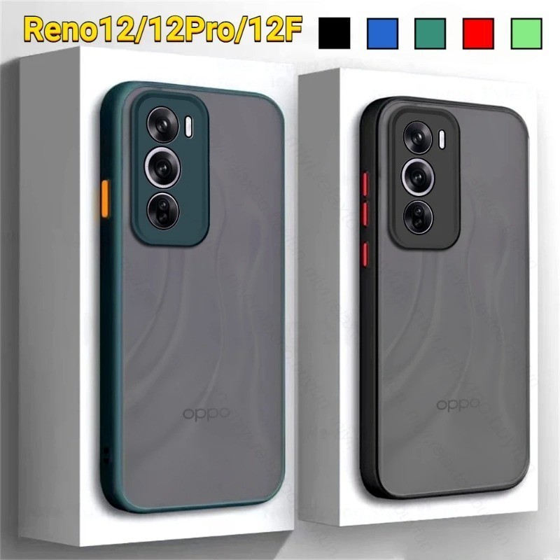 Oppo A3Pro Reno12 Reno12Pro Reno11 Reno11F Reno11Pro Reno 12 Pro 5G 12F 7 8 8Z Reno12F Case ฝาหลังออปโป้ TPU เคสผิวด้าน