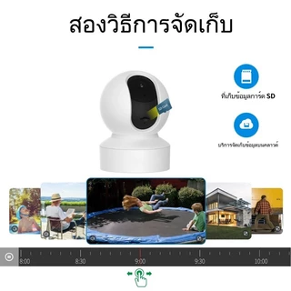 YOOSEE กล้องวงจรปิด กล้องวงจรปิดไร้สาย WiFI Full HD 5MP กล้องวงจร IP Camera พิกเซล ภาพคมชัด กล้องวงจรปิดหมุนได้ 360°