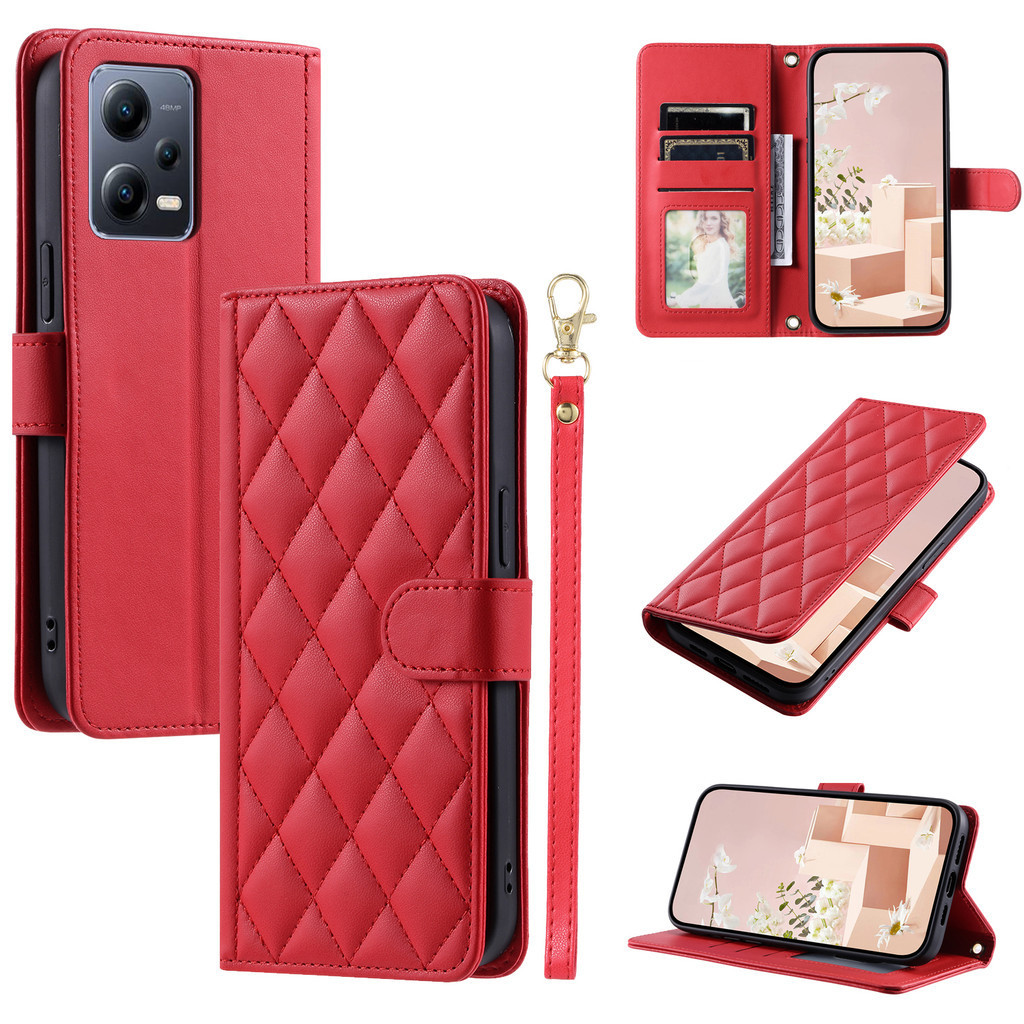 เคสวีโว่ Case for Vivo Y18 Y03 Y03t Y38 Y28 Y28s 5G Y02s Y27s Y27 Y16 Y36 Y100 Y11 Y12s Y12A Y15 Y17 Y20 Y20sG Y20i Y22 Y22s Y35 V30e V40 Pro V2026/V2027/V2029/V2043/V2038/1906/1901 เคสโทรศัพท์มือถือหนังฝาพับแบบฝาพับสําหรับ Shoulder Strap QNGD - รูปที่ 4