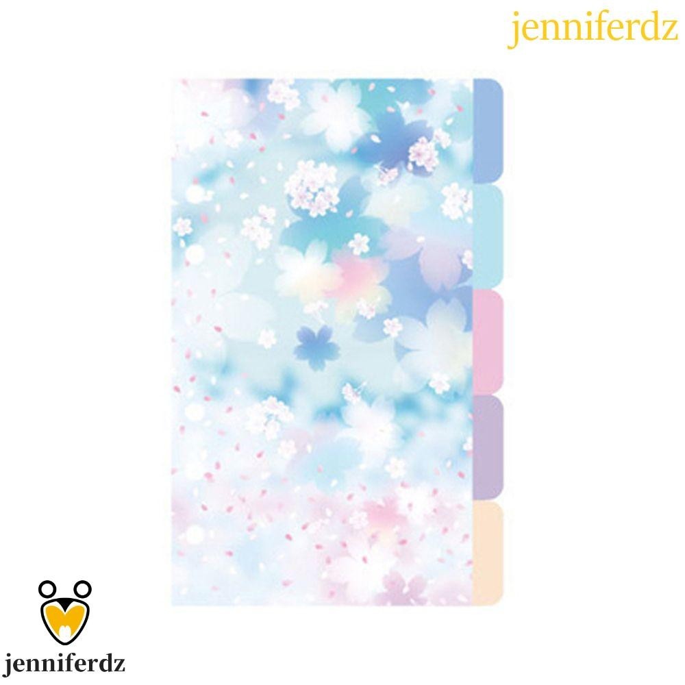 Jenniferdz สมุดโน้ต แพลนเนอร์ คั่นหน้าหนังสือ 6 ห่วง สําหรับสํานักงาน
