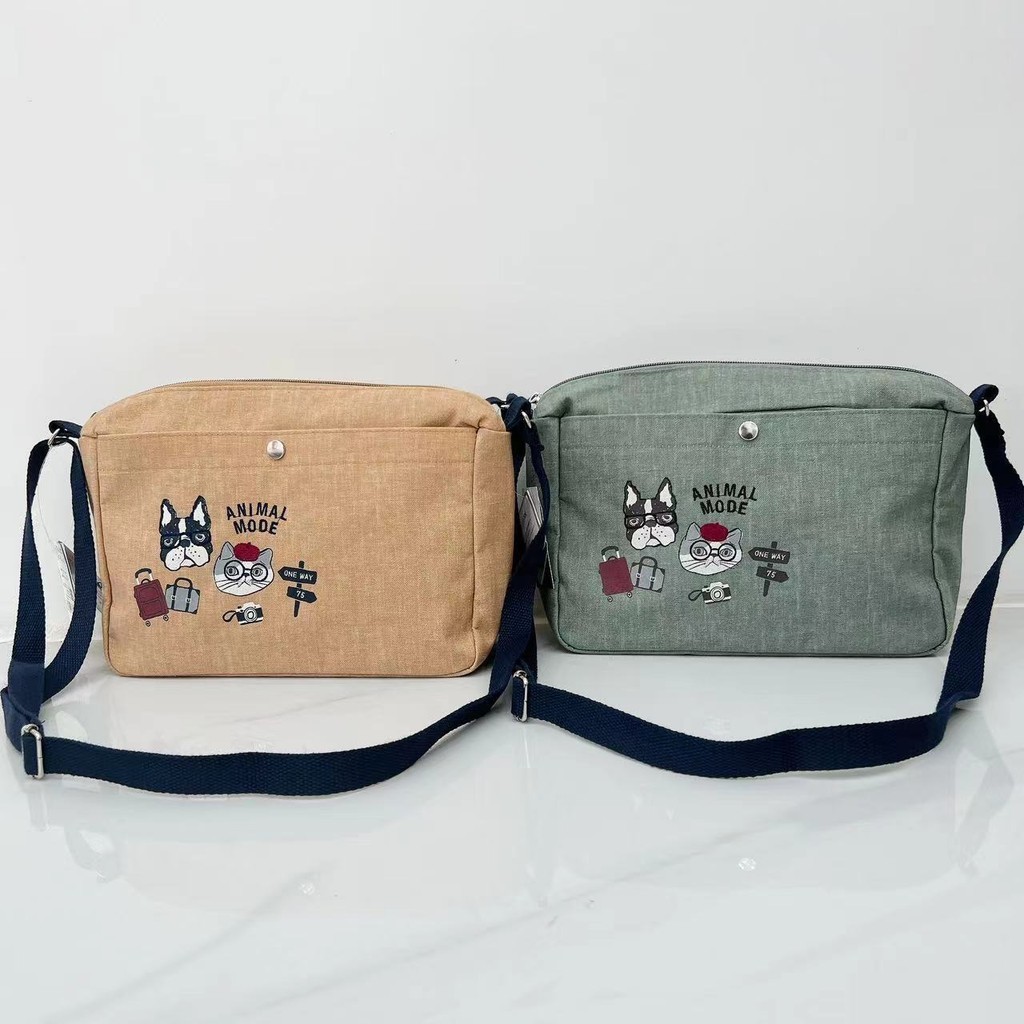 【แบรนด์ญี่ปุ่น】Kusuguru กระเป๋าสะพายลูซีเปาโล – ปักผ้า สะพายได้หลายแบบ ช้อปปิ้งขาไปทำงานเหมาะใส่โทรศัพท์