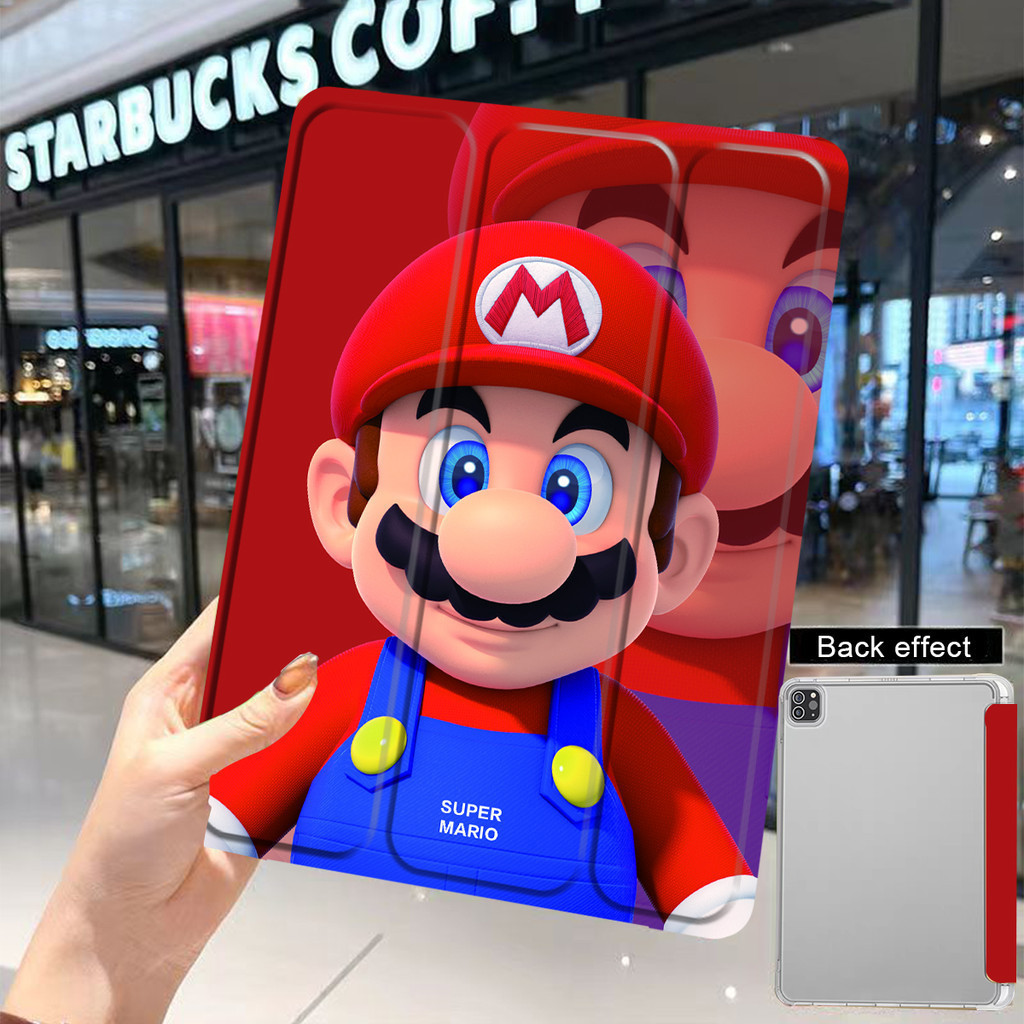 Doraemon เคสไอแพด โหมดสามพับ เคส for Air6(11นิ้ว)Air4 Air5 gen10 Gen7 gen8 gen9 gen5gen6 Air1/2 Air3 pro11 mini4/5 mini6 - รูปที่ 2