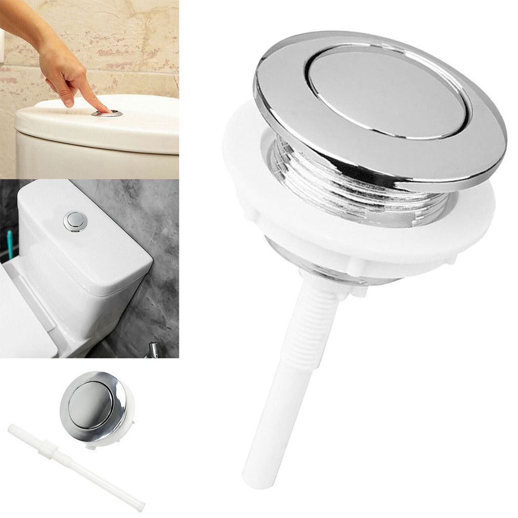 Universal 38 มม.เดี่ยว Flush Push ปุ่มเปลี่ยนห้องน้ํา Cistern ถังน้ําสวิทช์ประหยัดน้ําอุปกรณ์ห้องน้ํา