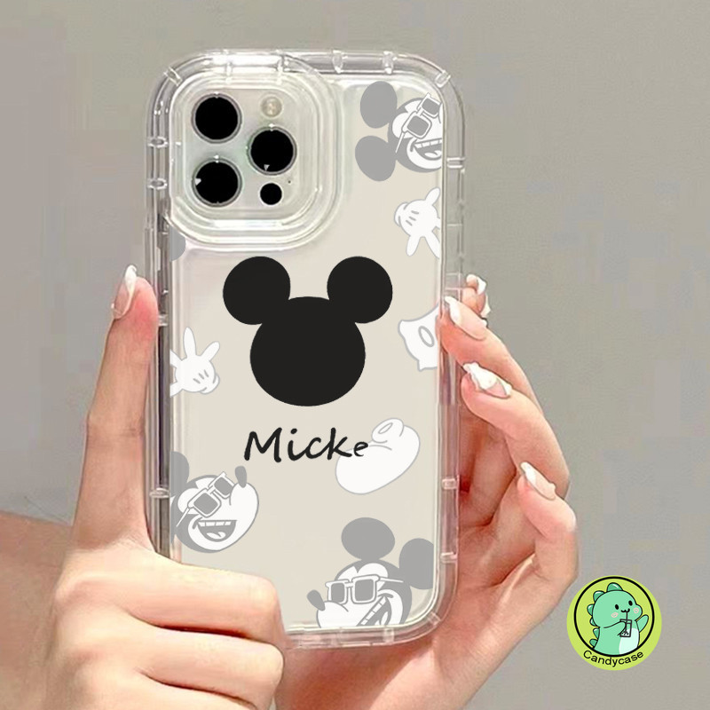 Mickey Air Bag Casing สําหรับ Vivo T2 Pro T2X T1 5G S1 iQOO 12 Pro Z9X Z8 Z7 Z6 Lite Z5 Z5X Z3 U3 U1