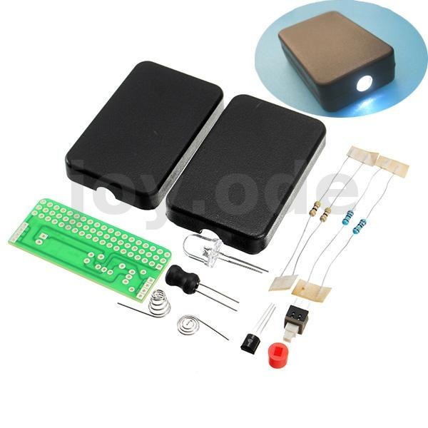 Eqkit® Diy FLA-1 แผงวงจรไฟฉายเรียบง่ายชุดอิเล็กทรอนิกส์