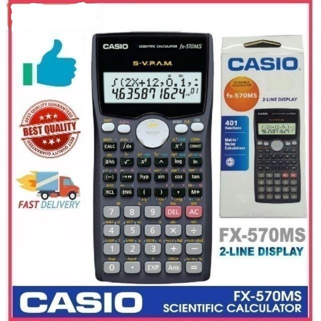 School Office เครื่องคิดเลขวิทยาศาสตร์ Casio FX 570MS
