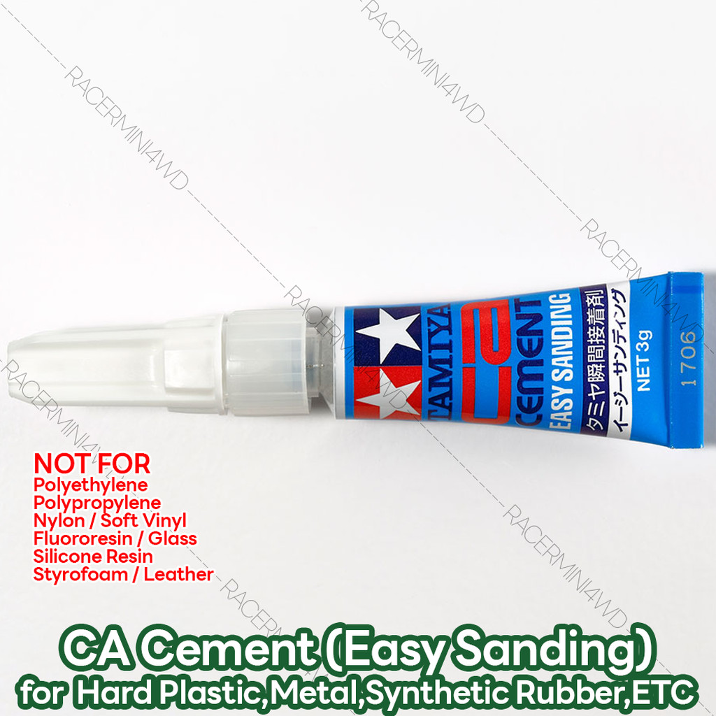 TAMIYA 87187 CA Cement (Easy Sanding,3g) กาวทามิย่าแท้