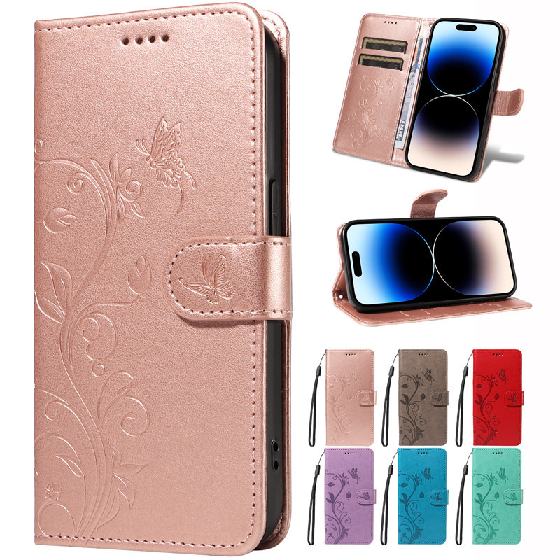 กระเป๋าสตางค์หนังกรณี Samsung Galaxy A9 A8 A7 A6 A5 J7 J6 J5 J4 J3 Pro Plus Prime 2018 2017 2016 Fli