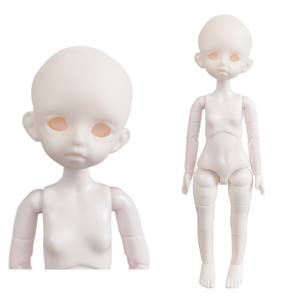1/6 Bjd ตุ๊กตาเด็กผู้หญิง 22 ข้อต่อสีขาวผิว Multi-joint Movable Diy อุปกรณ์เสริมแต่งตัวของเล่น