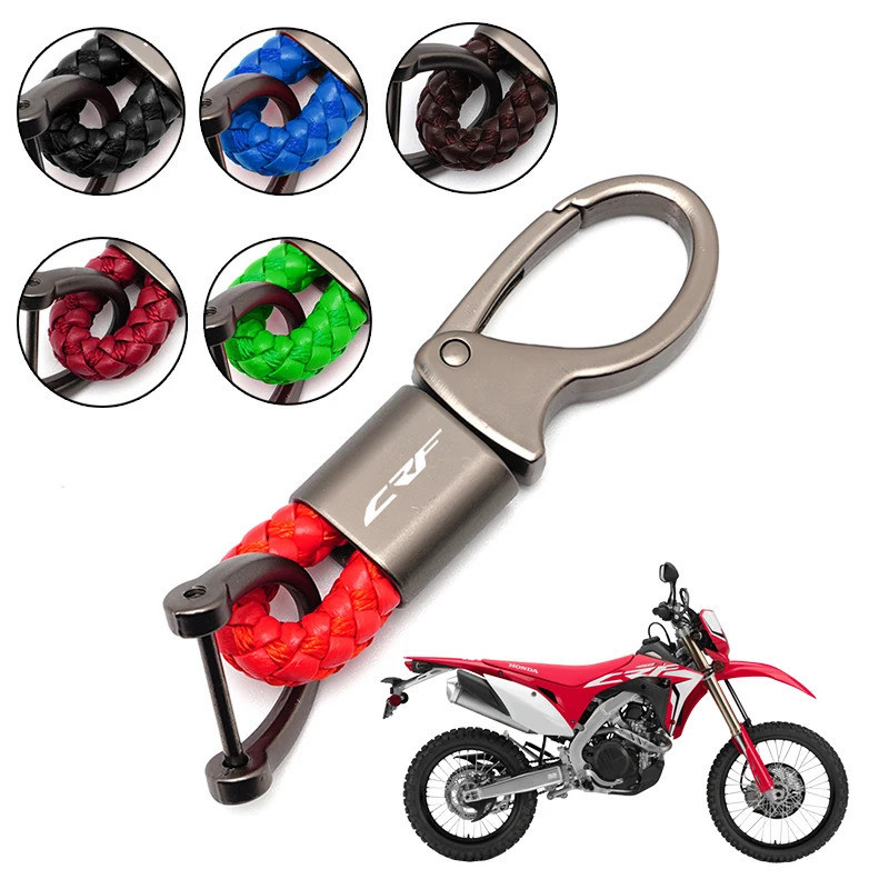 สําหรับ Honda CRF300L CRF300 Rally อุปกรณ์เสริมรถจักรยานยนต์ที่กําหนดเองคุณภาพสูงพวงกุญแจแฟชั่นเชือก