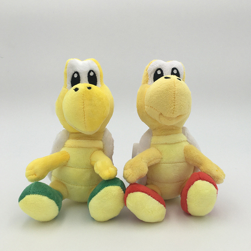 Super Mario คลาสสิกอะนิเมะรูป Koopa Troopa ตุ๊กตาตุ๊กตาอุปกรณ์ต่อพ่วงนุ่มตุ๊กตาตุ๊กตาตุ๊กตาเด็ก Chri