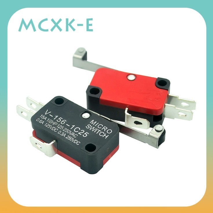 5pcs V-156-1C25 15A ไมโครสวิตช์,ปุ่มกด SPDT Momentary Snap Action Limit สวิทช์,สวิทช์เดินทาง