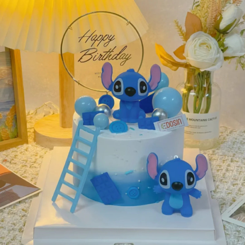Stitch การ์ตูนตกแต่งเค้ก Stitch เครื่องประดับ Interstellar Baby Baking Plugin