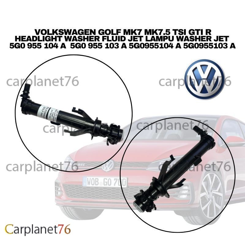 VOLKSWAGEN GOLF MK7 MK7.5 TSI GTI R HEADLIGHT WASHER FLUID JET LAMPU WASHER JET 5G0 955 104 5G0 955 