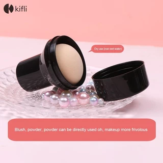 【kifli1】พัฟฟองน้ําแต่งหน้า รูปหัวเห็ด พร้อมกล่องเก็บ สําหรับผู้หญิง-KI